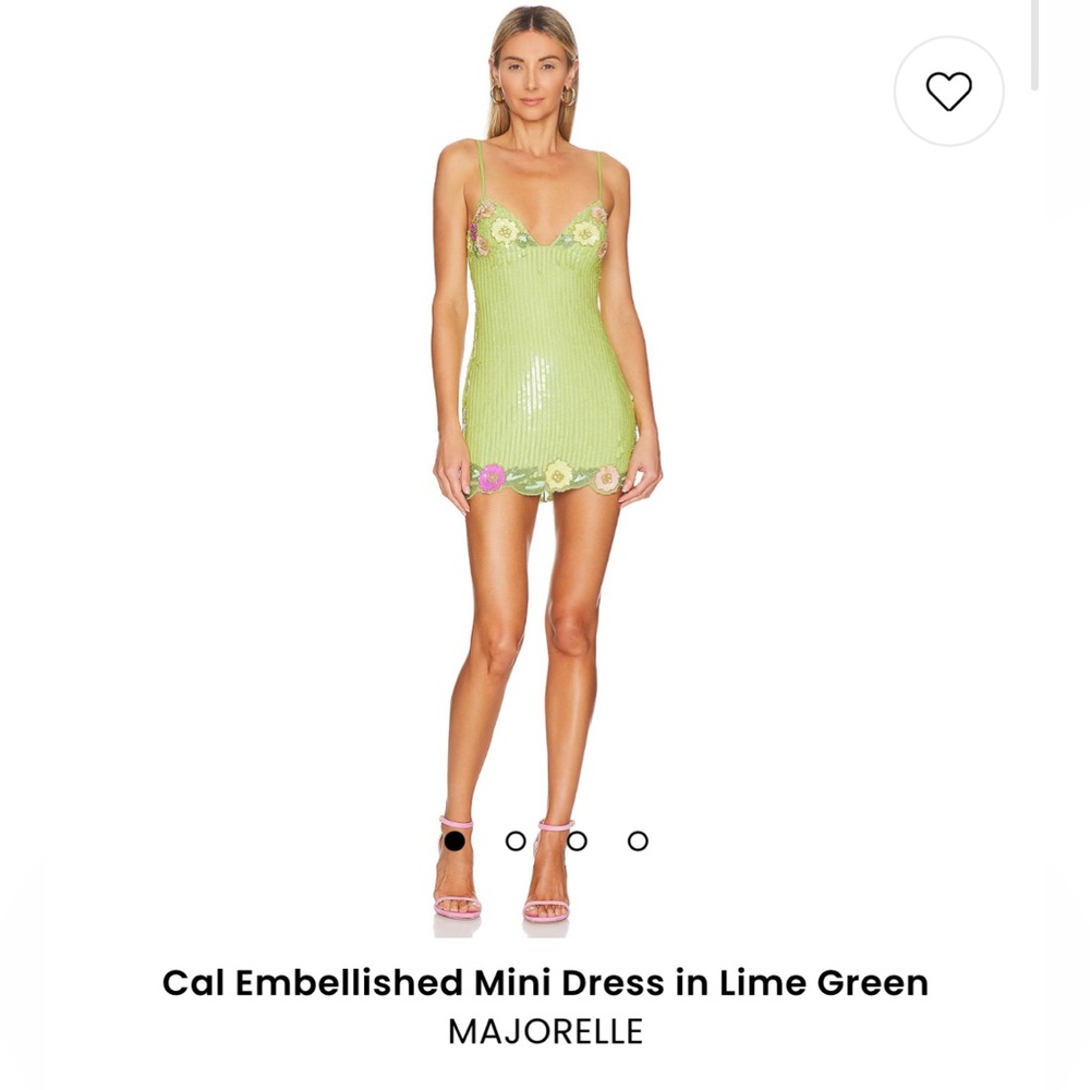 Majorelle cal embellished dress
